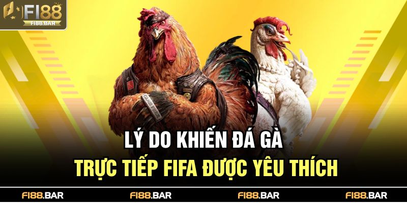 Lý do khiến đá gà trực tiếp FIFA được yêu thích